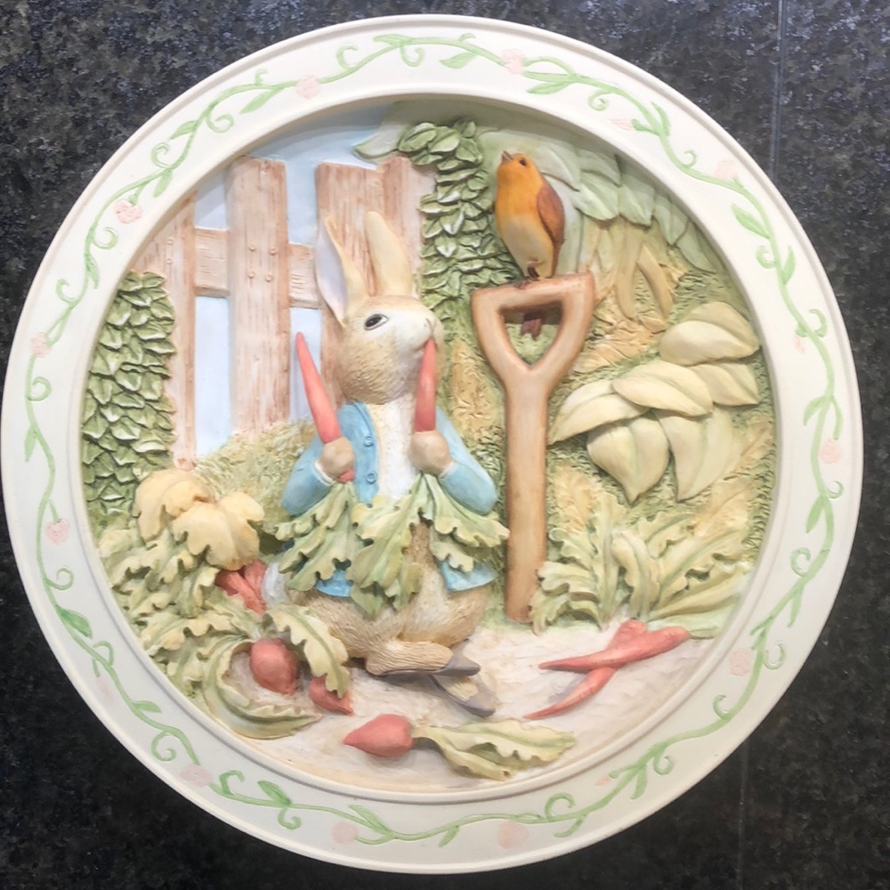 Davenport Pottery, Plate #1 The Tale Of Peter Rabbit.